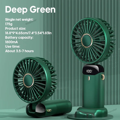 Mini USB Rechargeable Portable Handheld Fan – Compact Personal Cooling