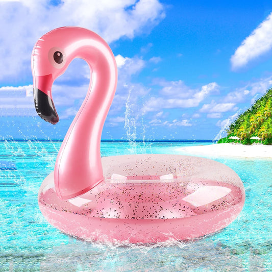 Flamingo Pool Float – Inflatable Summer Pool Raft Lounger for Adults & Kids
