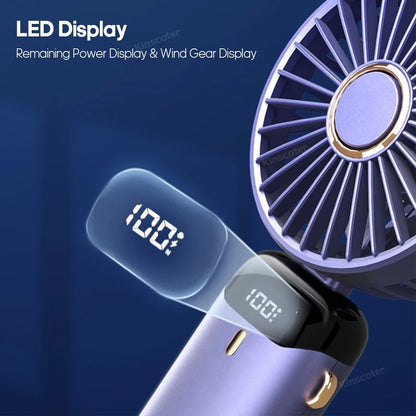 Mini USB Rechargeable Portable Handheld Fan – Compact Personal Cooling