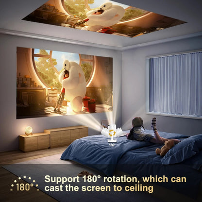 Magcubic HY300 Pro+ 4K 720P Android 11 Projector – 8000 Lumens, WiFi 6, BT5.4, 5W Speaker